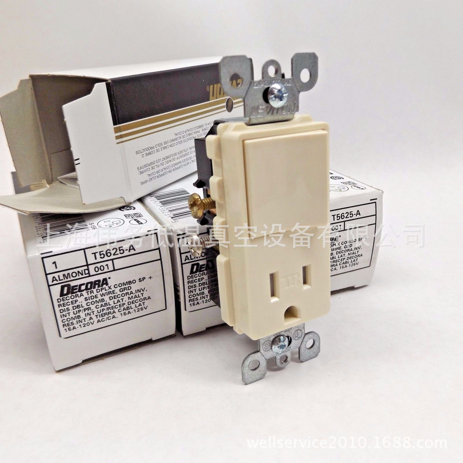 LEVITON T5625-A DECORA TAMPER RESISTANT SWITCH RECEPTACLE C