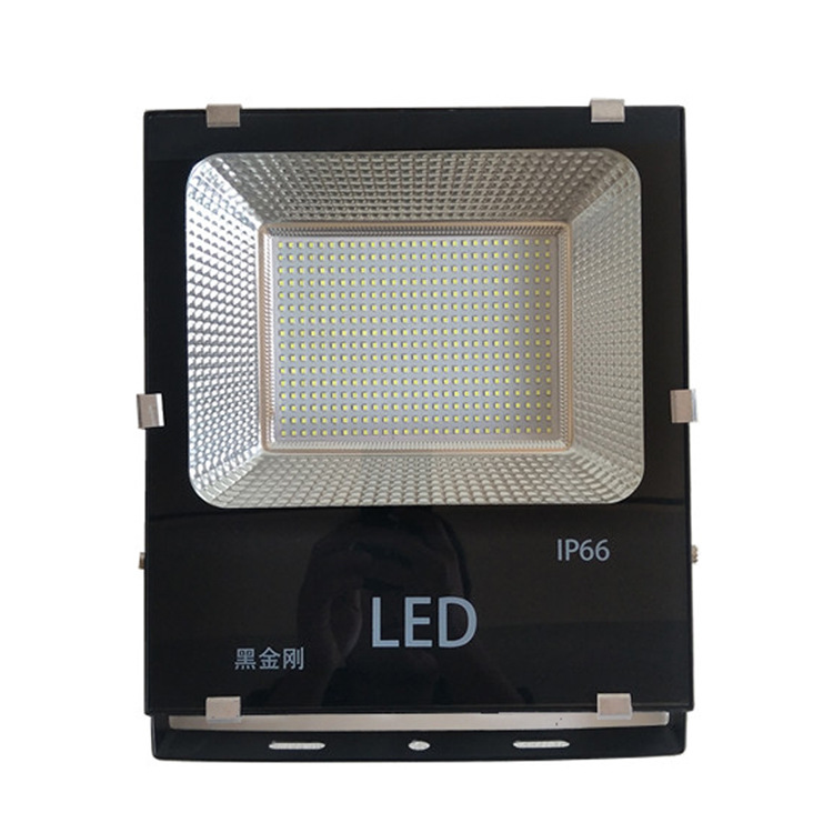 LED投光灯50W100W150W黑金刚户外防雨大功率高亮度隧道招牌广告灯