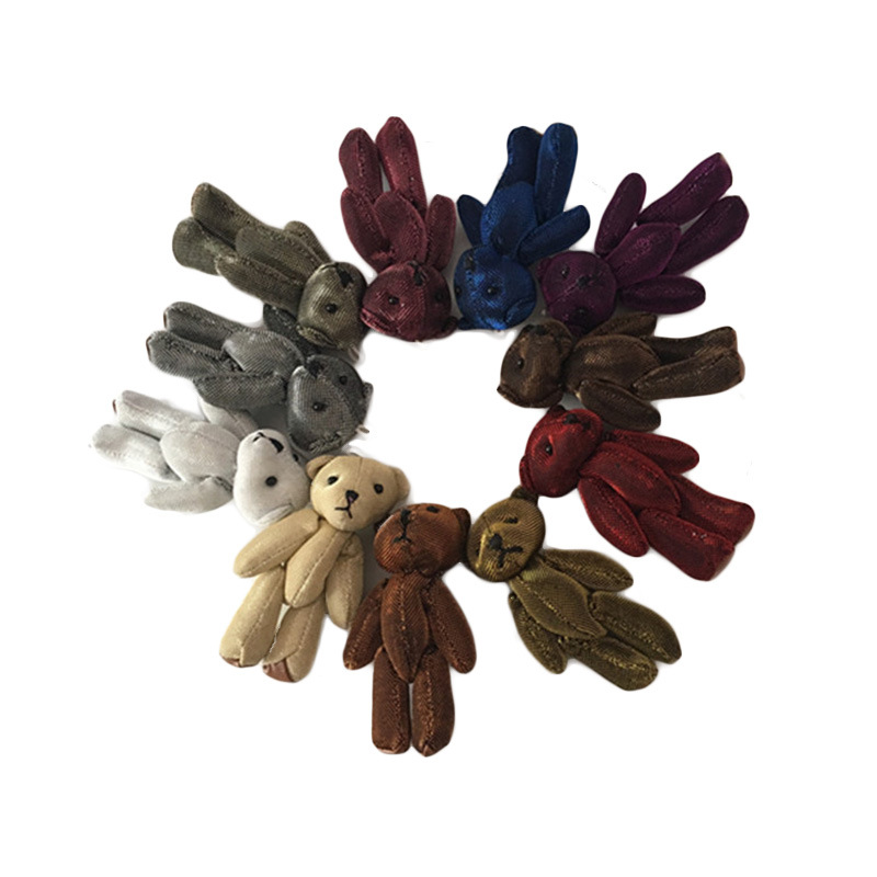 日本关节熊毛绒挂件手脚可动小熊钥匙口儿童礼物现货批发大货加工|ms