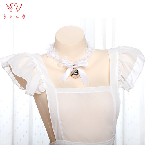 Moonlight Whisper Sexy Lingerie Cosplay Lace Love Hollow Sexy Maid Outfit Maid Uniform Suit