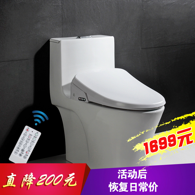厂家一件代发智能马桶盖洁身器即热式无线遥控全自动冲洗加热盖板