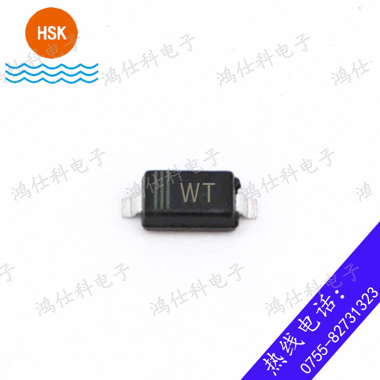 贴片稳压二极管 BZT52C39V 丝印WT SOD-123封装 1206 0.5W