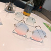 Crystal, retro sunglasses suitable for men and women, gradient, wholesale