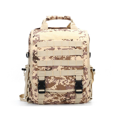 Cross border Explosive money Tactical package outdoors motion Shoulders Laptop knapsack 14 Oxford waterproof Camouflage Pack