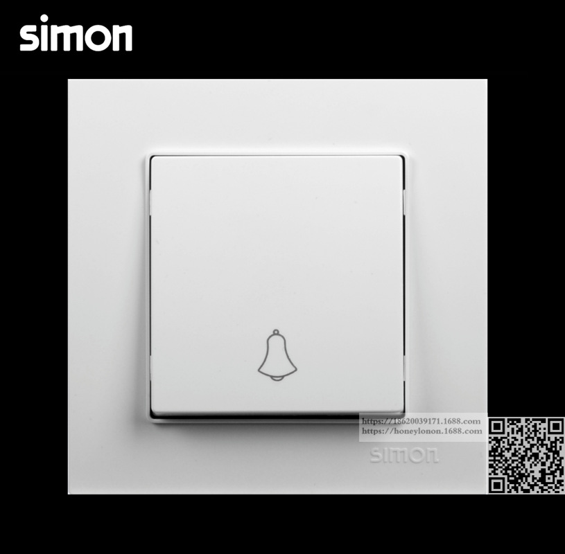 simon/西蒙 V5系列 门铃开关(雅白)V59301A-30