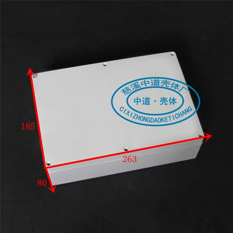 Пластиковая распределительная коробка Пластиковая водонепроницаемая коробка Распределительная коробка питания Пластиковый корпус 265*185*80