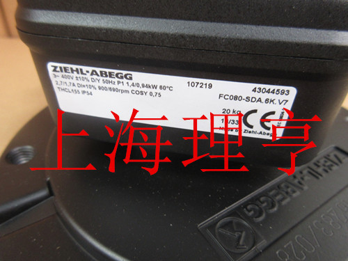 FC080-SDA.6K.V7  德国风机 ZIEHL-ABEGG
