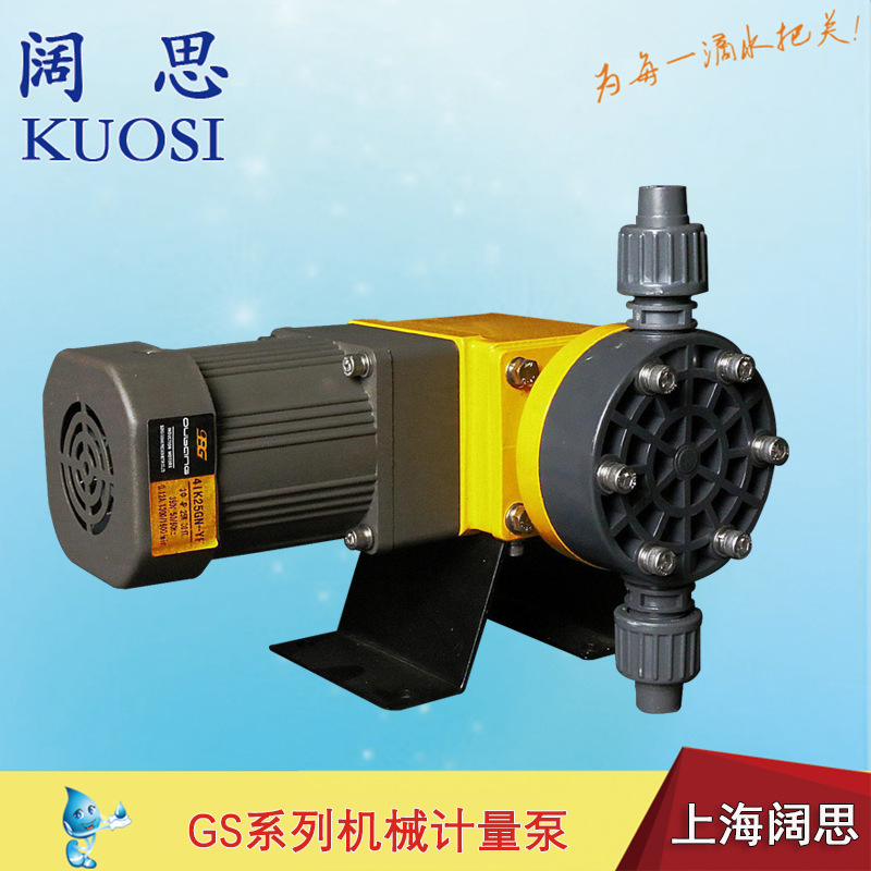 耐酸碱小型机械隔膜计量泵GS045 水处理定量加药泵 污水泵杂质泵