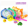 children interest take a shower Bathing suit The cat site Bathing Sandy beach combination Summer beach Water toys