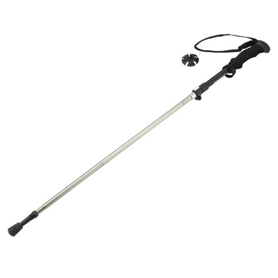 outdoors motion Portable Alpenstock thickening aluminium alloy Telescoping Foldable Walking stick on foot light Walking stick