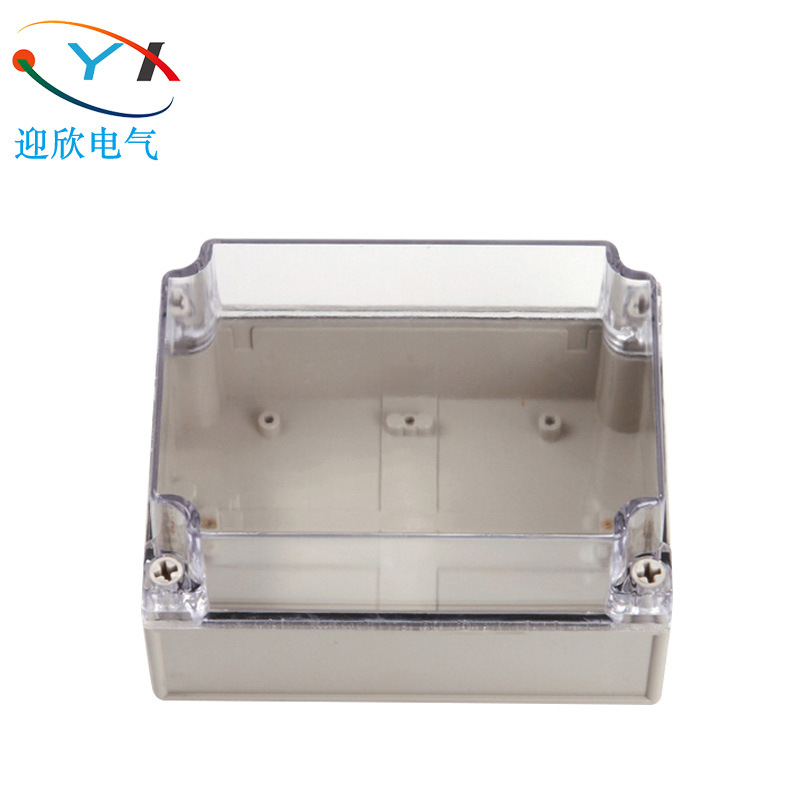 厂家供应175*175*100mm透明欧式接线盒防水电源盒塑料电缆仪表盒