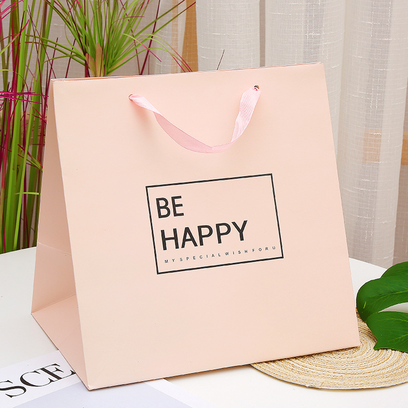 Paper quality Gift Bags reticule Soap flower Artificial Flower rose gift A birthday present advertisement Promotion Gift bag