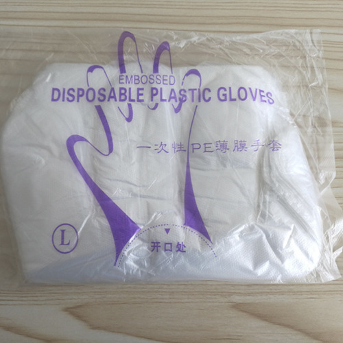 Manufacturer wholesale disposable gloves thickened transparent disposable film gloves catering beauty takeaway plastic gloves