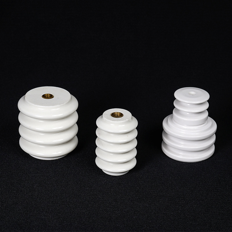 厂家供应氧化铝陶瓷绝缘子绝缘柱 油烟净化器瓷瓶精密结构件加 工