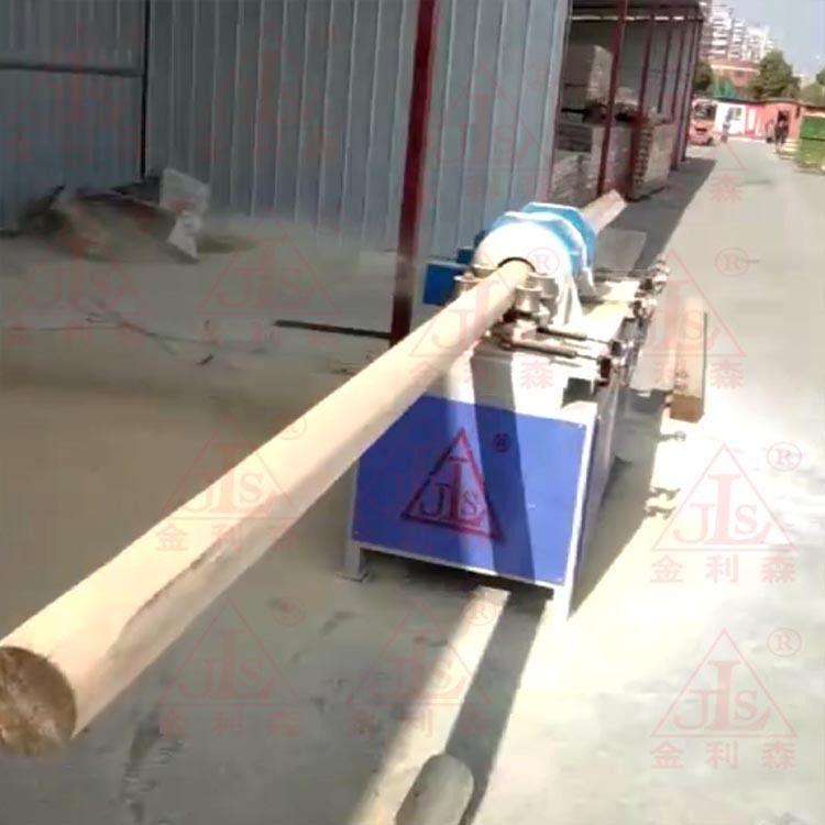 金利森MC90150C双机组大型圆木棒机椽子防腐木加工重型圆棒机