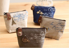 Factory direct sales zakka fashion retro nostalgic coin purse Korean version cute large capacity key bag wholesale
