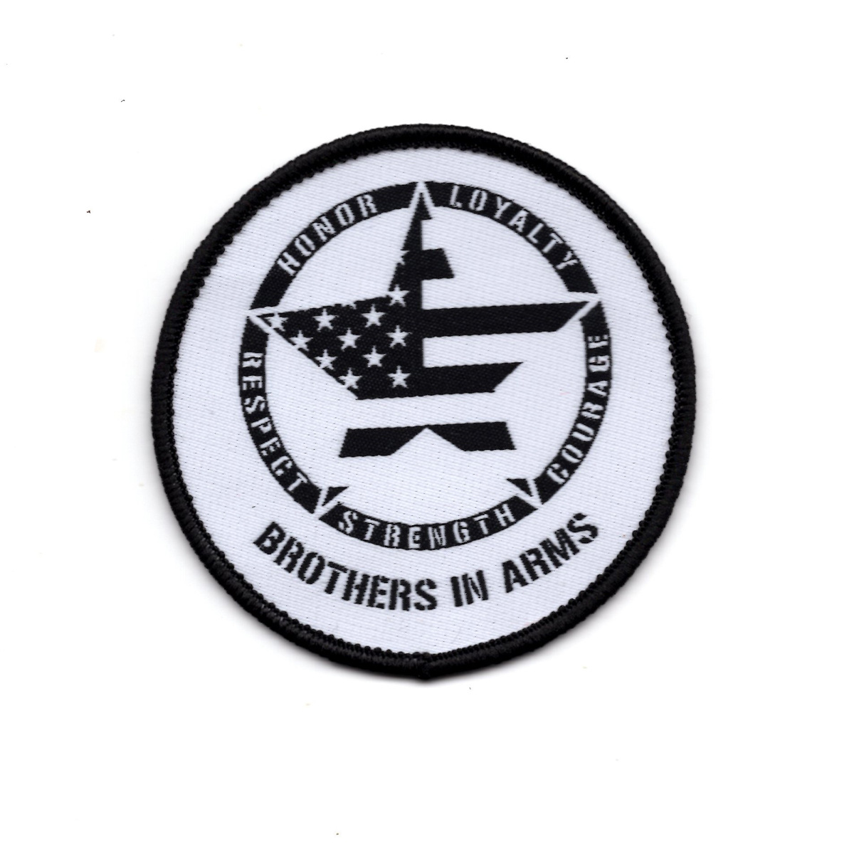 电脑绣花织唛章 BROTHERS IN ARMS 款式新颖 价格合理