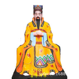 哪里有泰山庙 玻璃钢东岳大帝神像厂家 树脂泰山爷佛像图片