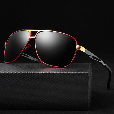 2018新款偏光太陽鏡男歐美駕駛墨鏡男時尚蛤蟆鏡鋁鎂太陽眼鏡8521