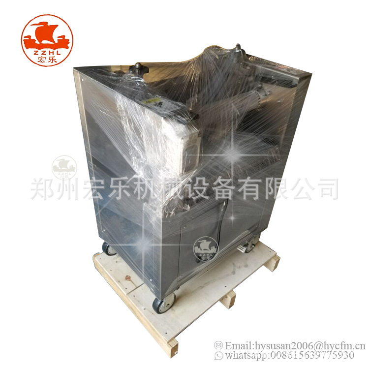 HL-400電動台式大頭魚去皮機自動台式去魚皮機魚肉魚皮分離機