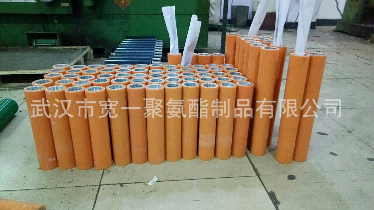 供应武汉印刷机械用聚氨酯胶轮包胶，铁轮包胶，轴包胶加工