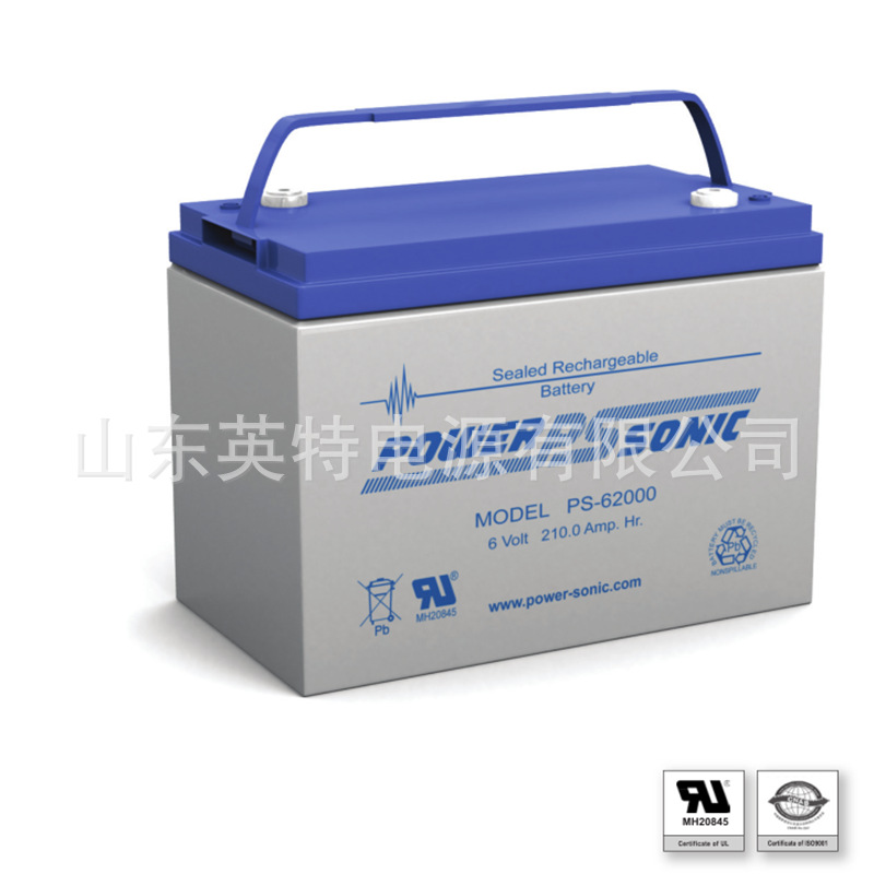 销售Power-Sonic PS-62000 密封铅酸蓄电池 6V210AH免维护蓄电池