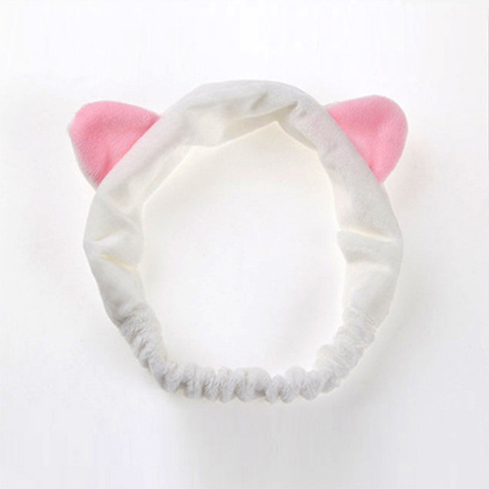 Orecchiette Headband colour->white