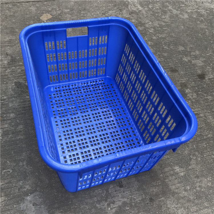 带铁耳塑胶菜箩 820*580*410山东蔬菜基地 白色蔬菜萝