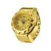 Golden waterproof ultra thin swiss watch, ring, wholesale