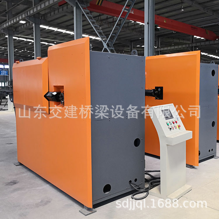 全自动钢筋调直切断弯箍一体机全自动数控弯箍机厂家专业箱梁设备