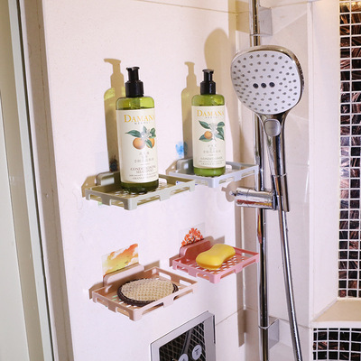 创新沥水香皂盒卫生间肥皂盒创意浴室皂托肥皂架浴室家用肥皂架|ru