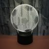 Football creative night light, three dimensional table lamp, 3D