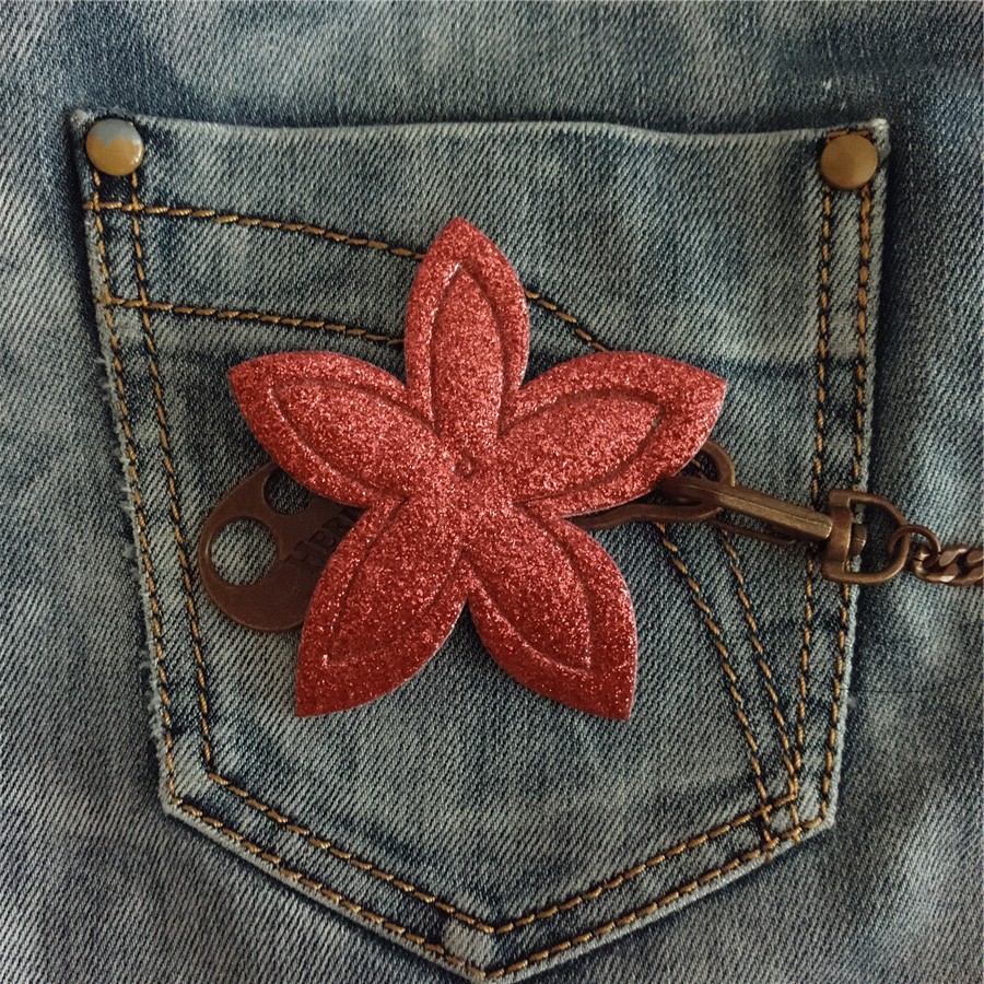 超声波压花饰品配件 服装辅料 五瓣花压花花片 可提供来料