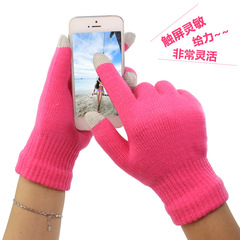 Touchscreen Gloves | Winter Wool Fleece Thermal Gloves with Touchscreen Capability | Wholesale Couples' Gloves for Women and Men