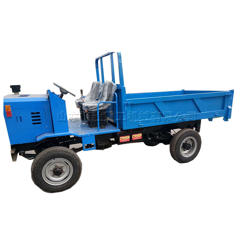 建筑工地柴油三轮车 山区施工矿石运输车 液压双顶四轮车厂家直销