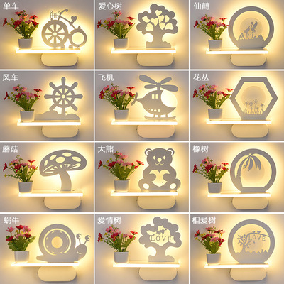 壁灯床头灯卧室内创意客厅走廊现代简约北欧楼梯酒店工程led墙壁|ms