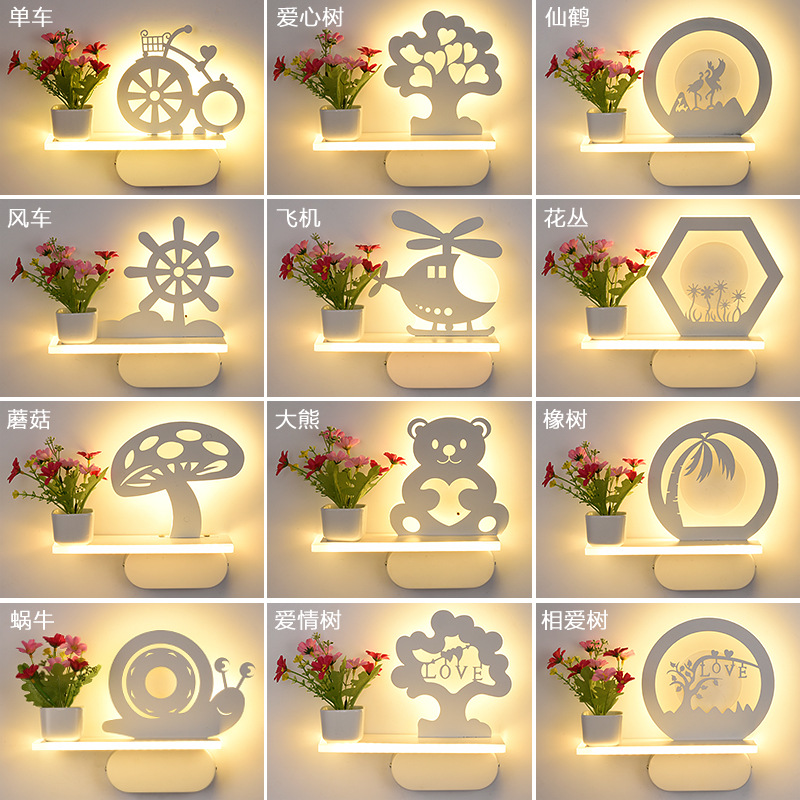 壁灯床头灯卧室内创意客厅走廊现代简约北欧楼梯酒店工程led墙壁|ms