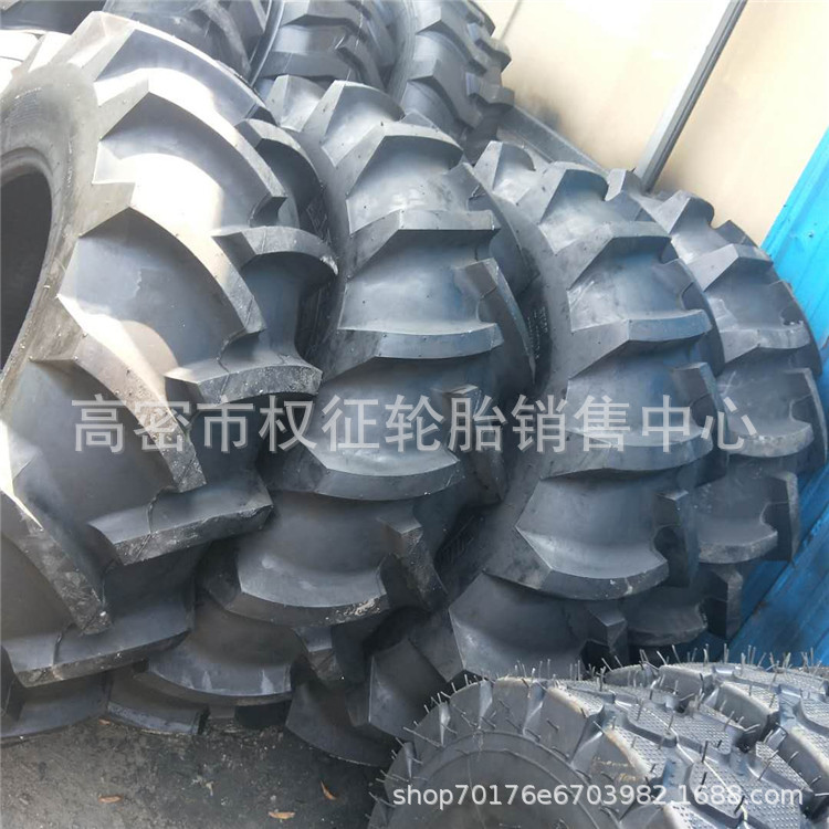 现货供应农用轮胎14.9-24拖拉机轮胎旱田人字轮胎灌溉胎