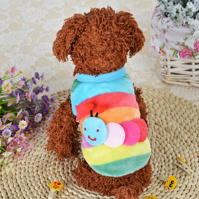 狗衣服秋装小型犬泰迪秋冬装小奶狗衣服背心幼犬宠物保暖服饰批发