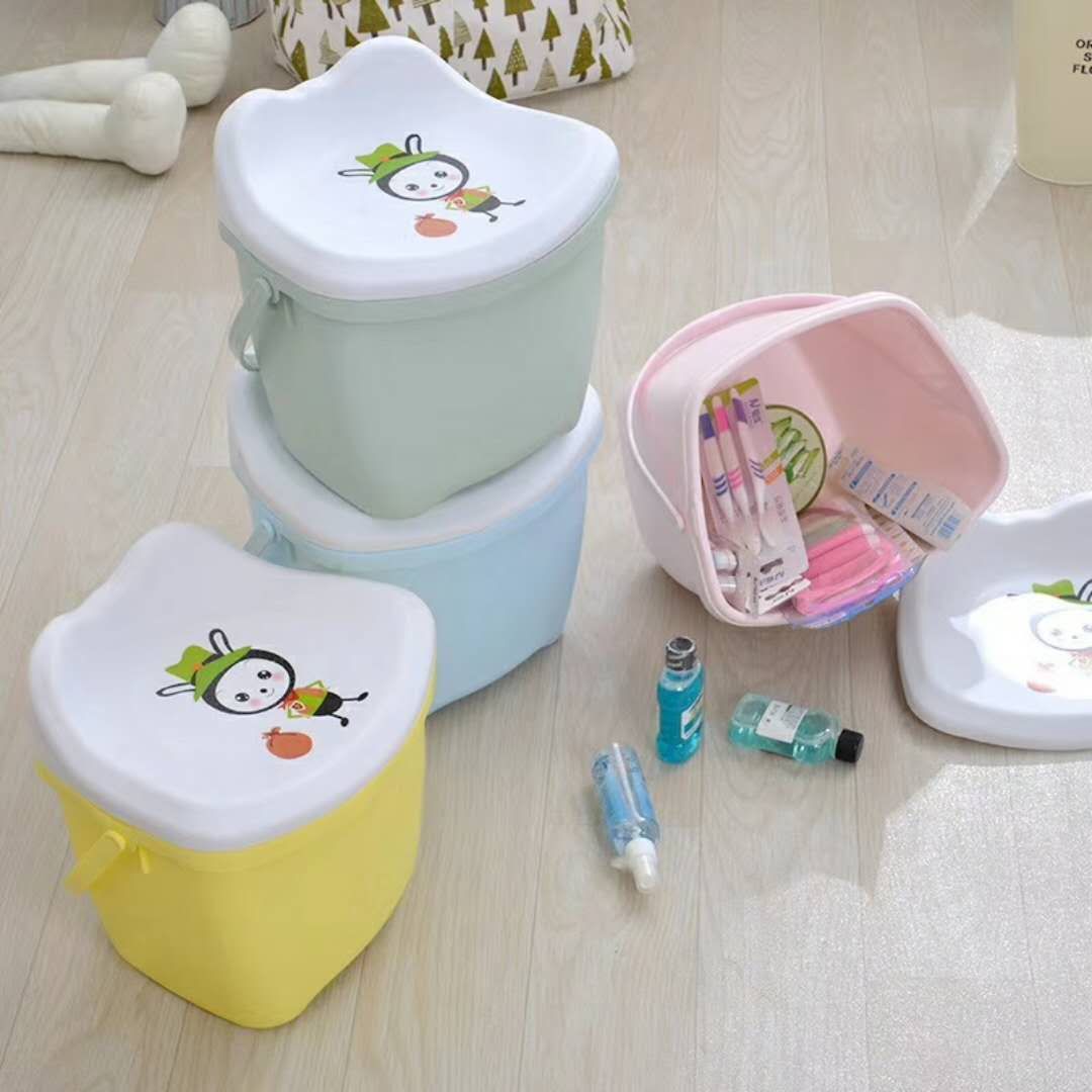 Plastic universal storage system, handheld toy, storage box, new collection