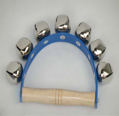 Five Rings Pouch Hand Bells Orff Music Percussion Instrument Dance Hoof Handbell Kindergarten Early Education Teaching Aids Rattles