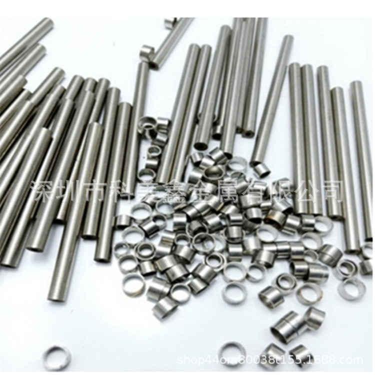 304不锈钢毛细管零切 无缝不锈钢管 外径1 到 9mm壁厚0.5