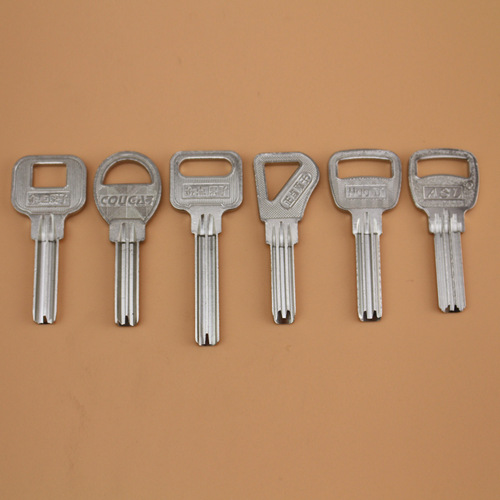 Crescent Atomic Key Embryo with Crescent Key Yuema Gold Dot Atomic Big Head Key Embryo Manufacturer Wholesale