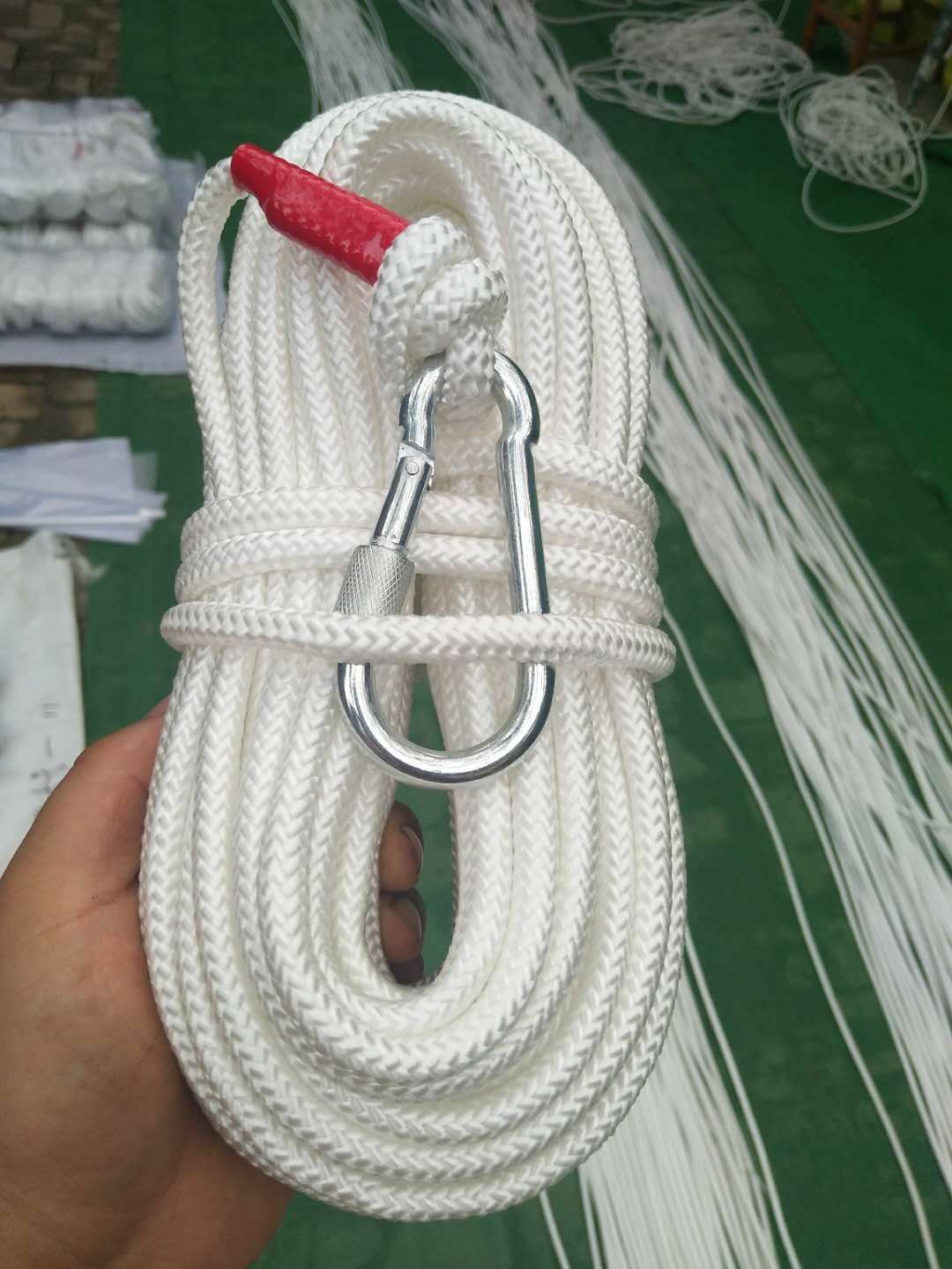 消防逃生应急安全绳 高空救援 高层火灾自救绳 带钢丝芯绳索8mm-阿里巴巴