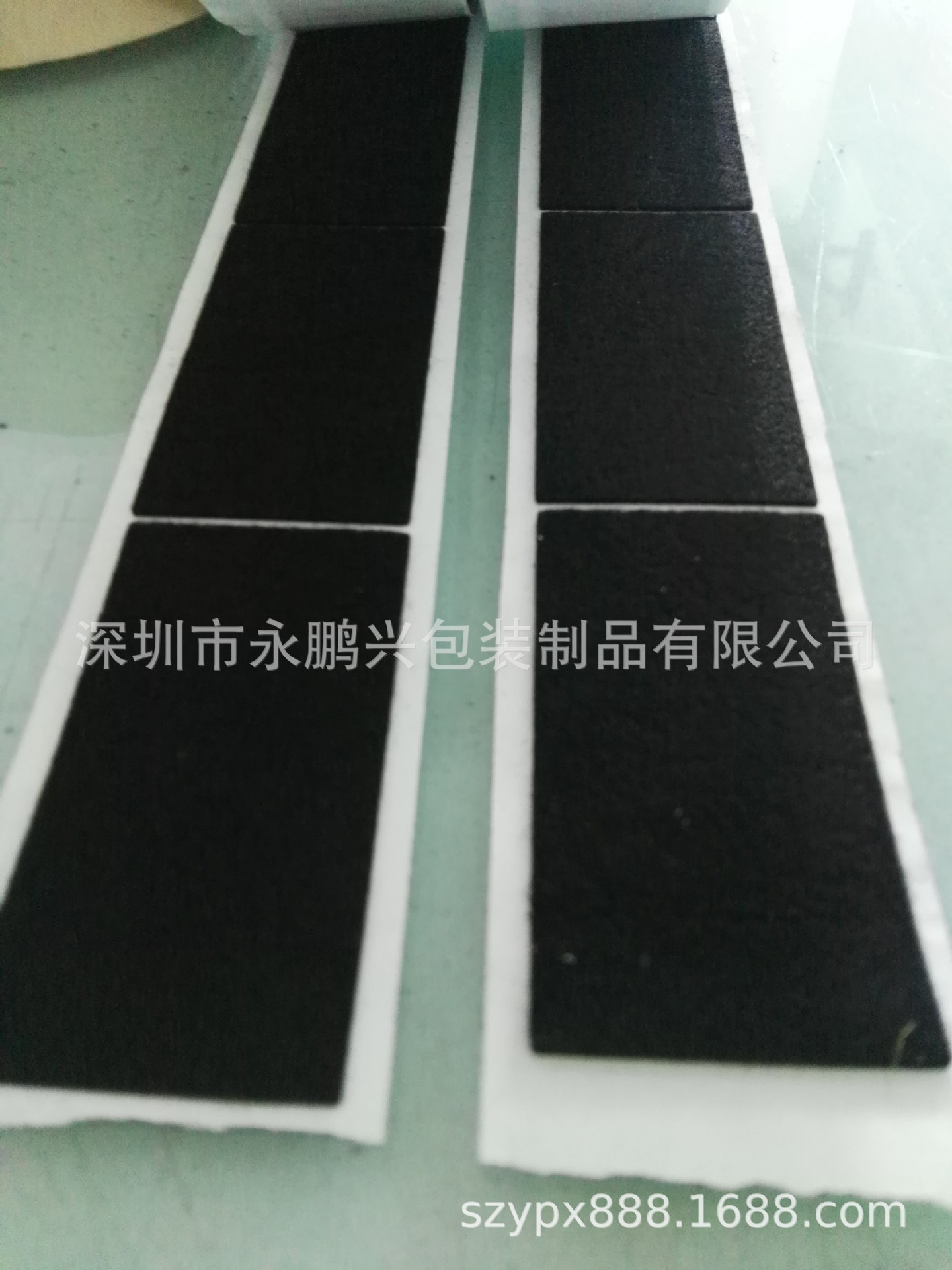 源头工厂绒布垫自粘绒布垫片绒布垫背胶绒布垫不干胶绒布垫黑色