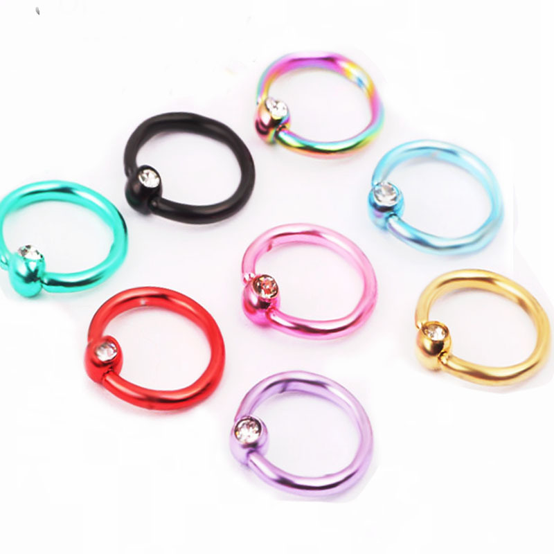 Pointed titanium steel lip stud product view