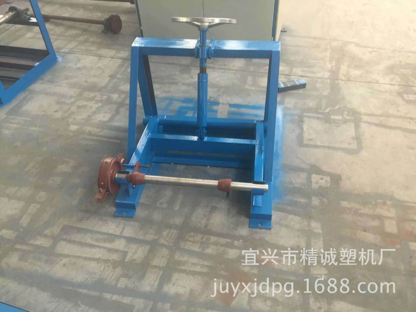 铜丝,铝丝，线芯有轴式升降放线架   可装400~630型标准铁盘|ru