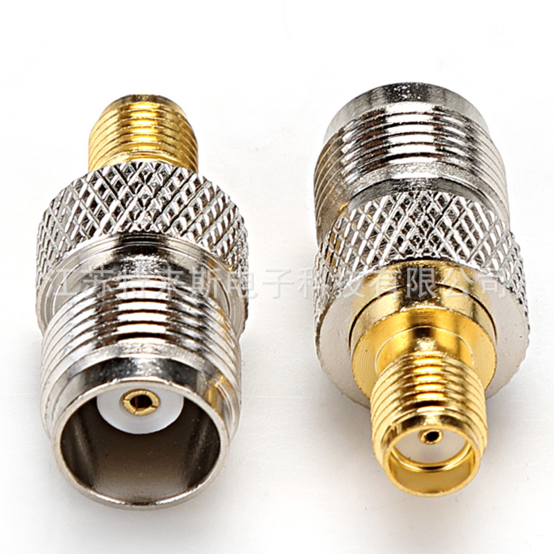SMA/TNC-KK SMA母头转TNC母头 纯铜50欧对讲机同轴射频天线连接器