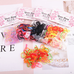 Korean-style accessories strong pull non-breakable bagged hair ties disposable rubber bands Yiwu stall wholesale for 2 yuan
