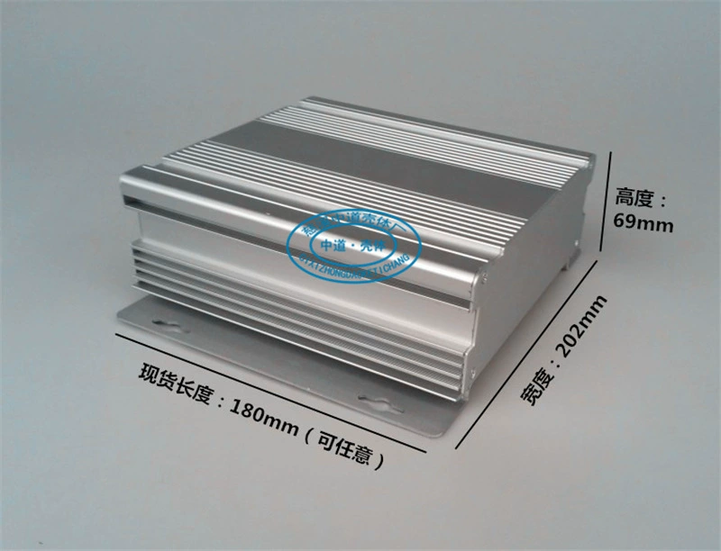 Корпус профиля из алюминиевого сплава/ветвлка видеоприемника алюминиевый корпус 202*69